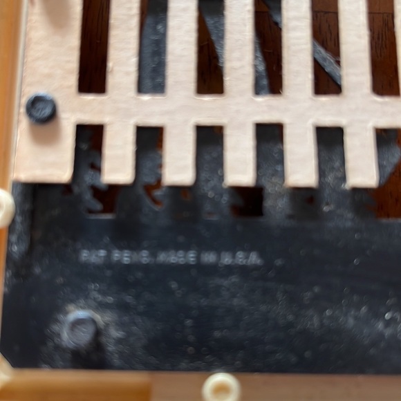 1960 Gardening Silhouette Calendar Holder~Gardening~Beecher~Vintage 60s - Picture 8 of 8